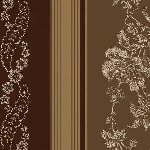 Ruby Bonnie Sullivan Jacquard Texture Stripe Espresso Fabric