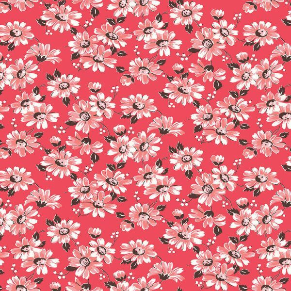 Cayenne Flea Market Floral Fabric