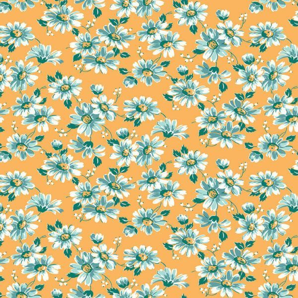 Daisy Flea Market Floral Fabric
