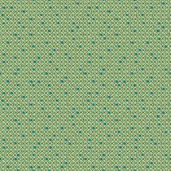 Green Flea Market Needlepoint Fabric