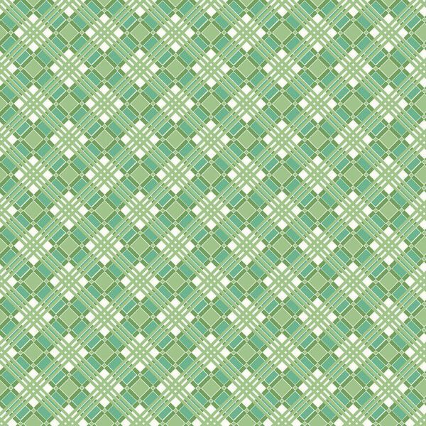 Green Plaid Fabric