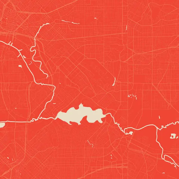 Destinations Map Red Yardage
