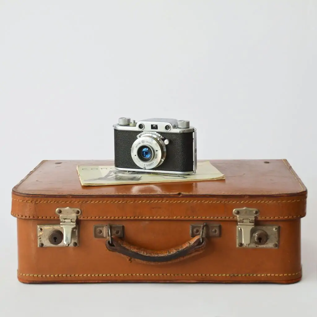 suitcase with camera on top mfrh original