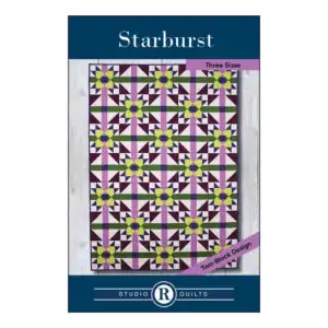 Starburst Quilt Pattern Cover