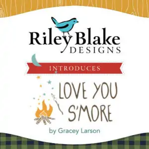 Love You S'more Fabric Label