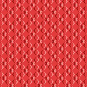 Coral geometric design fabric