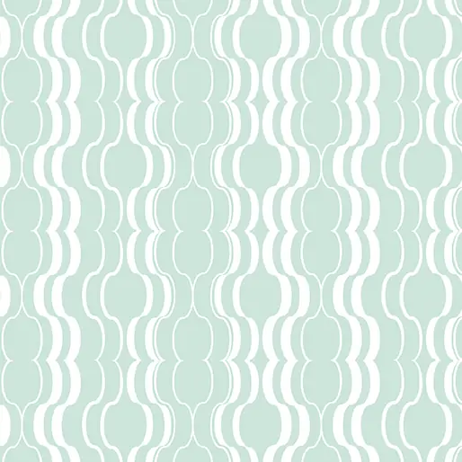 Light teal and white fabric