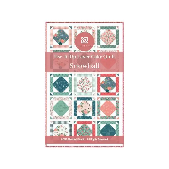 Use-it-Up Layer Cake Snowball PDF Pattrn
