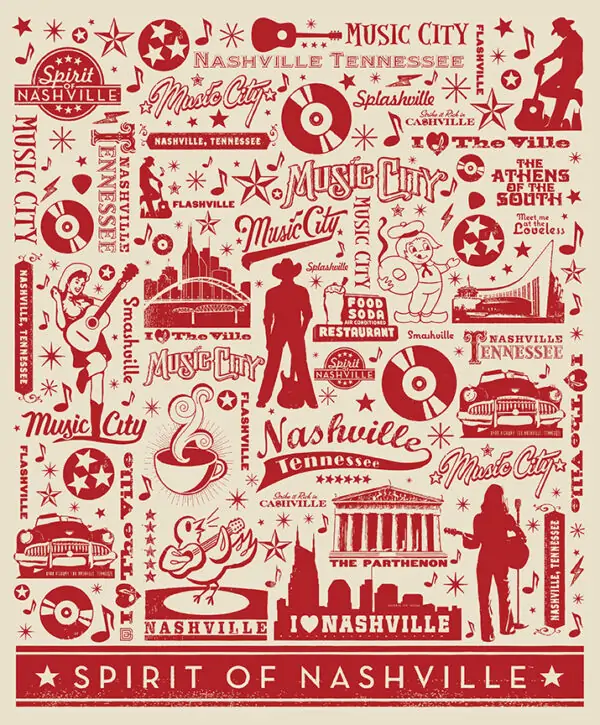 Nashville fabric panel