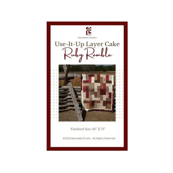Use It Up Layer Cake Ruby Ramble Pattern