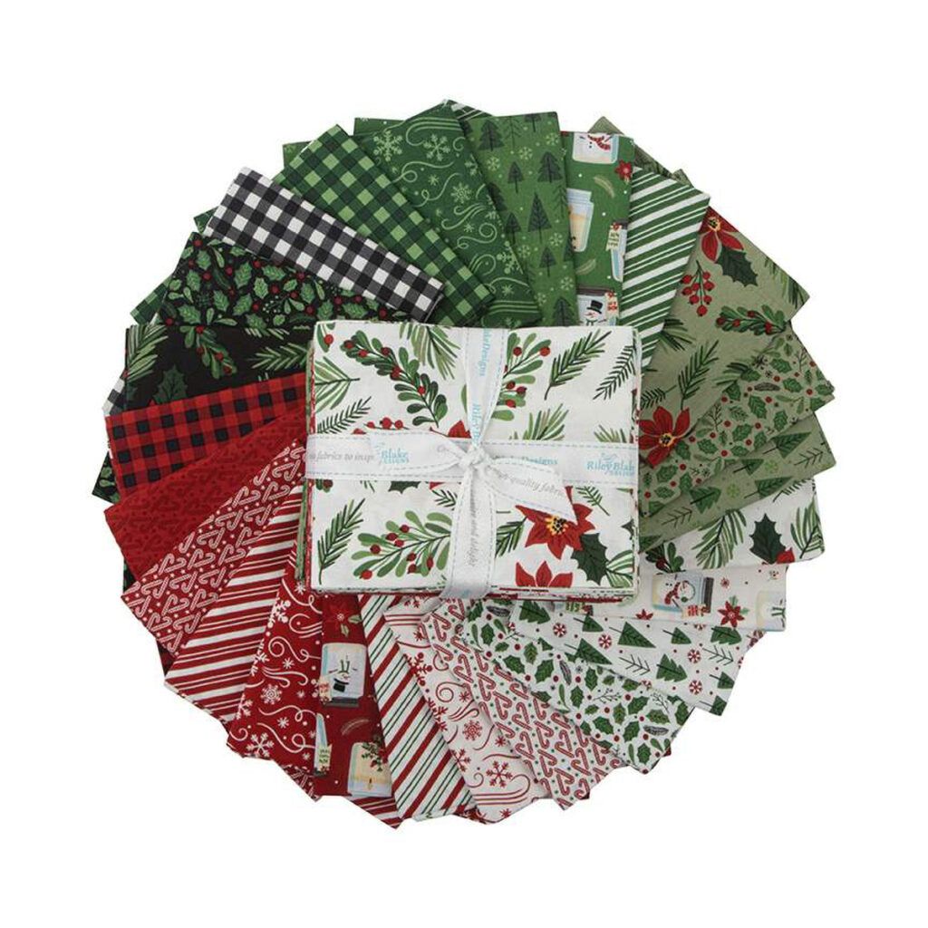 The Magic of Christmas Fat Quarter Bundle by Lori Whitlock for Riley Blake Designs