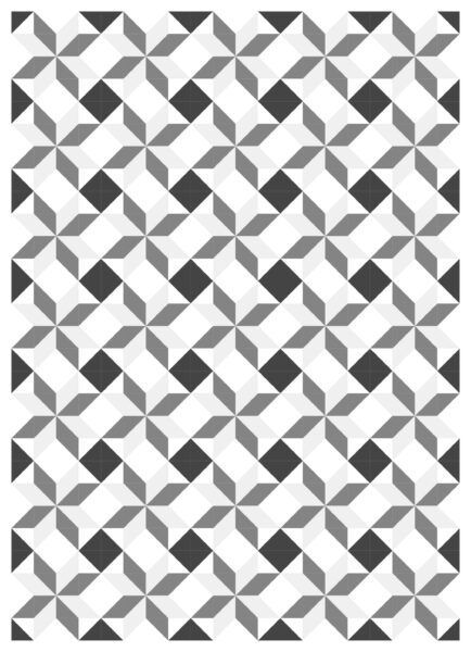 Black and white quilt 2