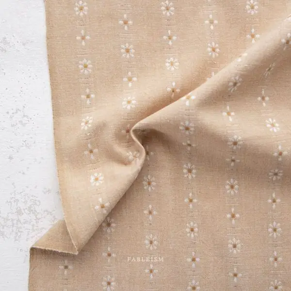 Fableism Forest Forage Daisies Biscuit Yardage