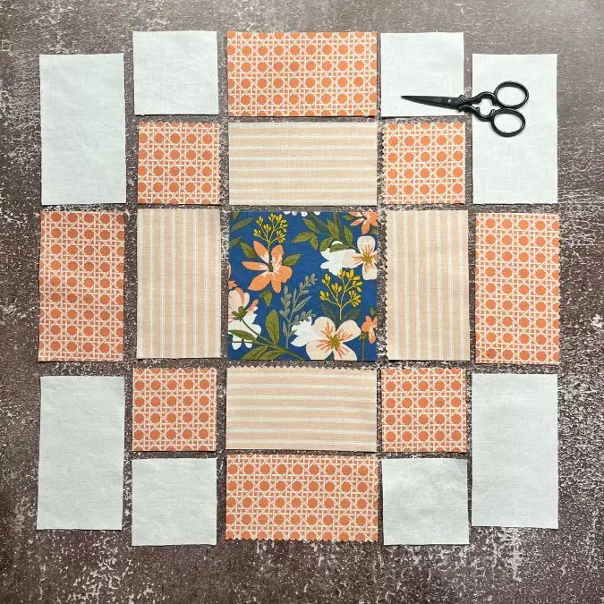 Antique Tile Block Step 1