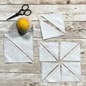 T Quartette block cutting