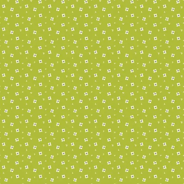 Here Comes the Sun Daisies Green Yardage