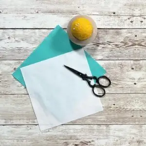 Fabrics for Hourglass Quilt Block