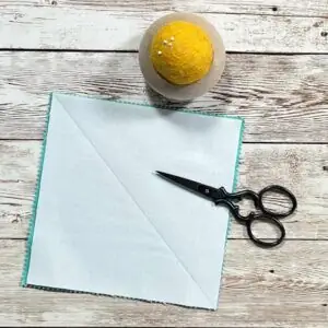 Hourglass block draw diagonal line