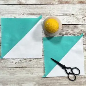 Half Square Triangle blocks