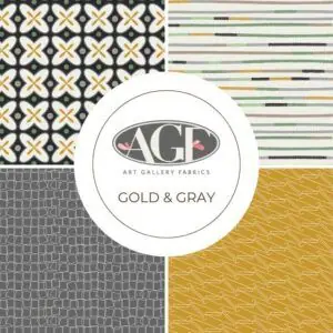 AGF Gold & Gray Fabric Bundle