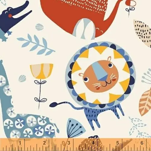 Windham Painted Jungle 4-Yard Fabric Bundle - Image 4