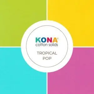 KONA Cotton Tropical Pop Fabric Bundle